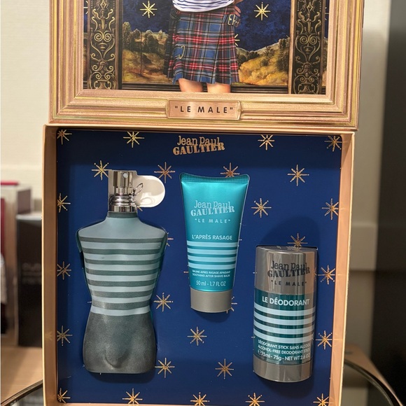 Jean Paul Gaultier Le Male Blue and Gold Set - Picture 1 of 1